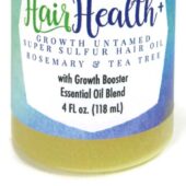 Growth Untamed Super Sulfur Hair Oil - Rosemary & Tea Tree, 4 oz, Hair Growth, Castor hair oil