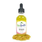 2 ounce dropper bottle of Fenugreek and Chebe Hair Oil
