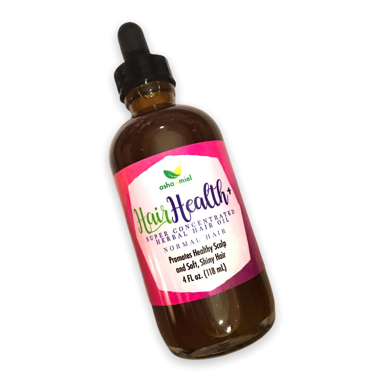 Super Concentrated Herbal Hair Oil, Hair Growth oil, Growth Serum with 26  Herbs & oils, Amla oil - Asha + Miel Body Care