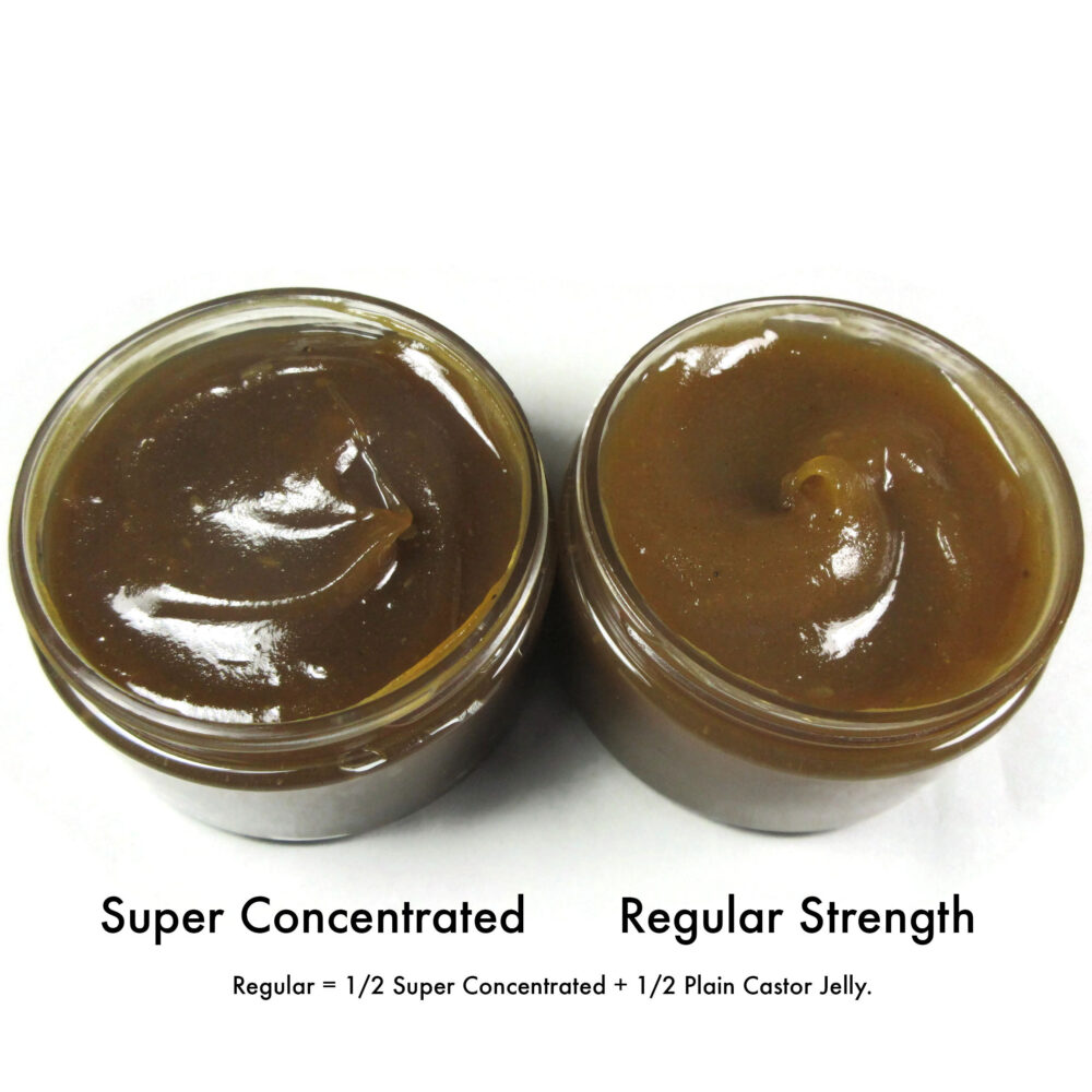 Super Concentrated Herbal Hair Jelly, Comparion photo showing Super Concentrated and regular formulas