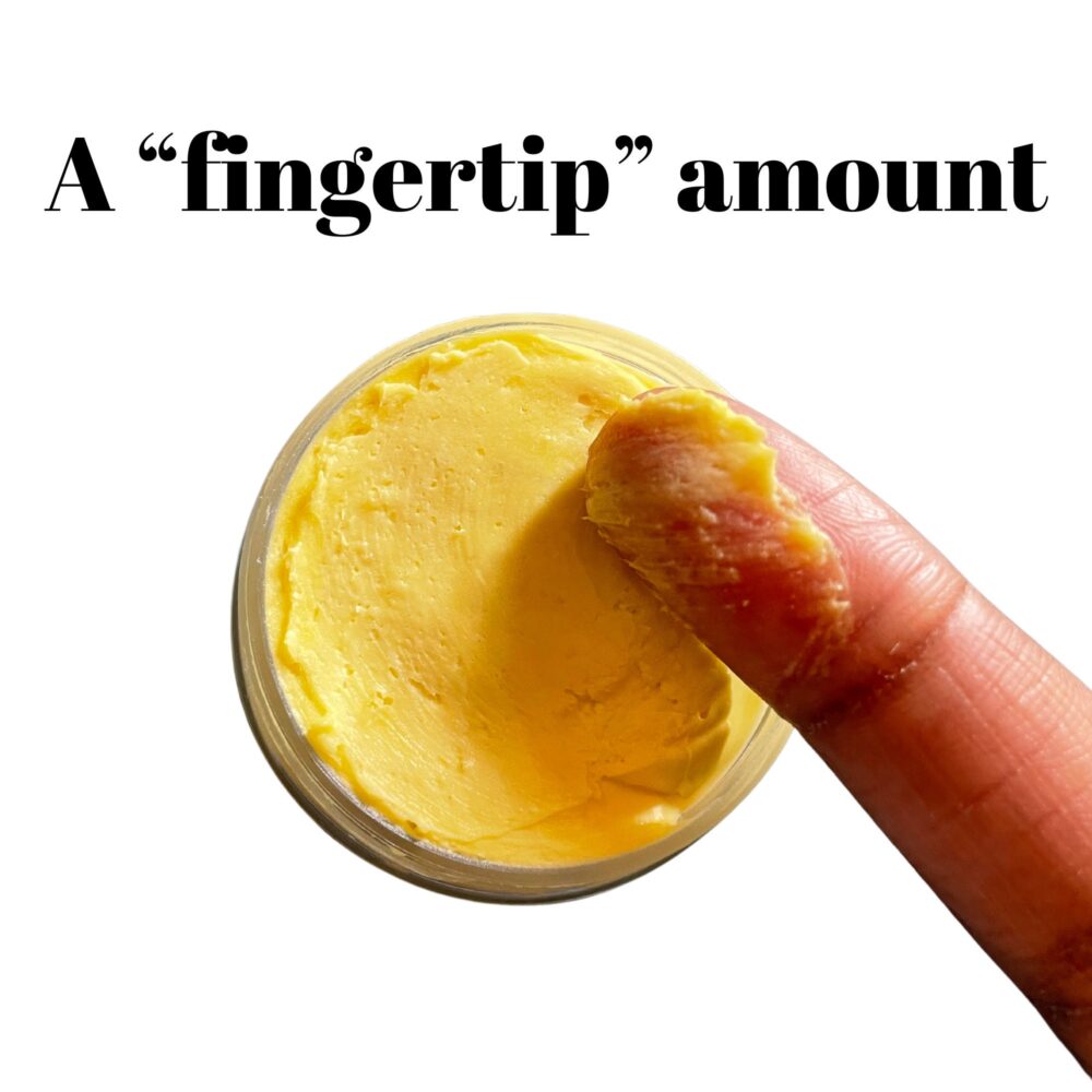 Fingertip amount demonstration