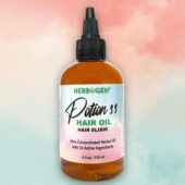 Potion 33 hair oil, 4 oz plastic bottle